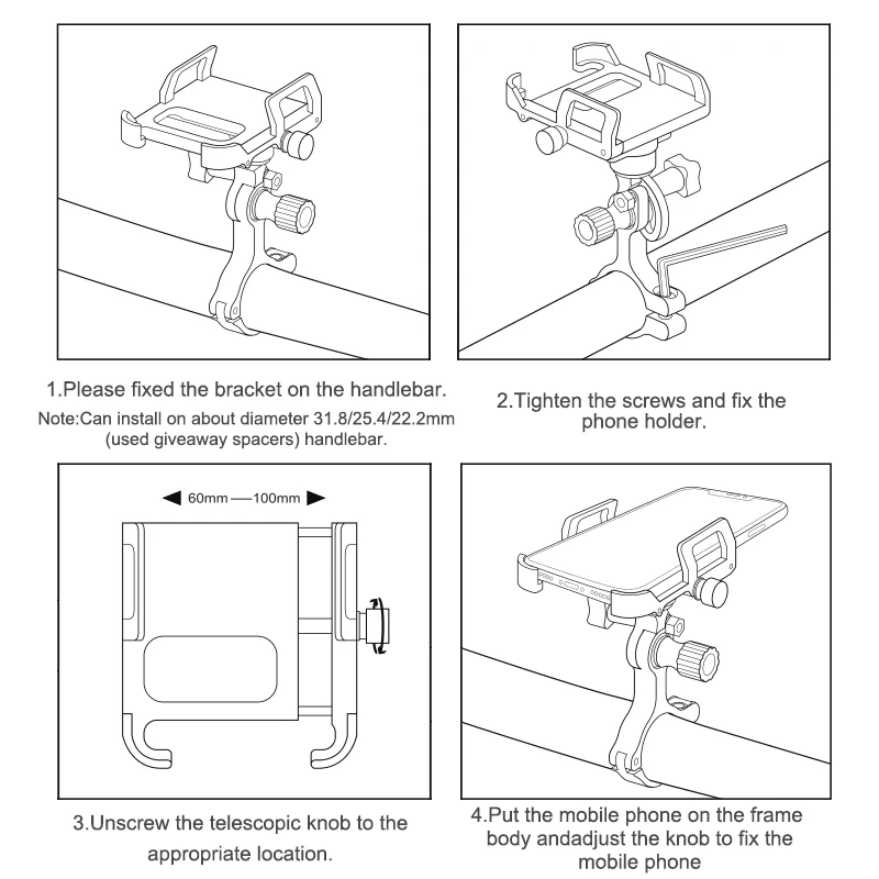 

GUB PLUS 15 Bike Phone Holder 360 Degree Rotating Adjustable Bicycle Mobile Phone Bracket MTB Outdoor Riding Navigation Frame