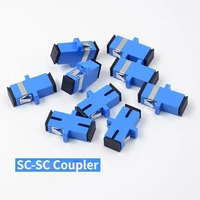 sc sc fiber adpter cable connector coupler flange simplex straightthrough butt jointtelecom grade