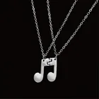 Новый стиль BFF лучшие друзья музыкальные ноты женское ожерелье с подвеской хорошие друзья Пара Любовь ювелирные изделия