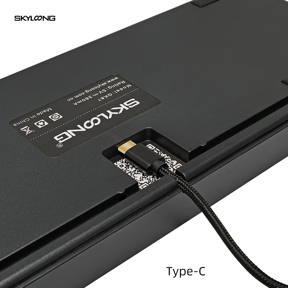

Skyloong GK87S+ KIT PCB RGB TKL 87KEYS HOT SWAP mechanical keyboard Bottom lights patent modularity patent NO
