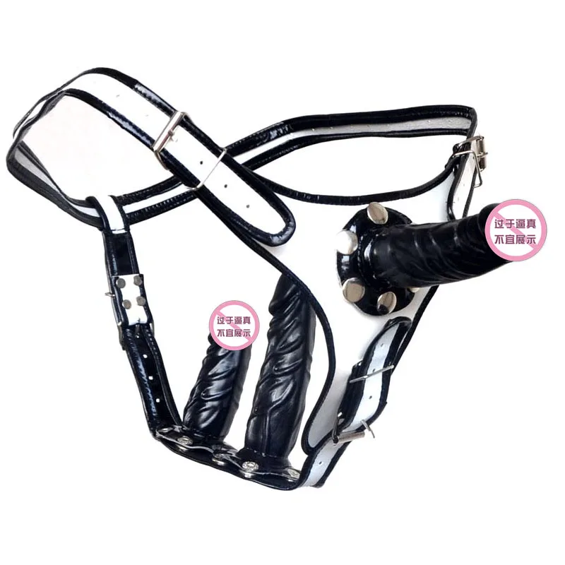 Съемные фаллоимитаторы ремни для анального секса Пояс верности штаны