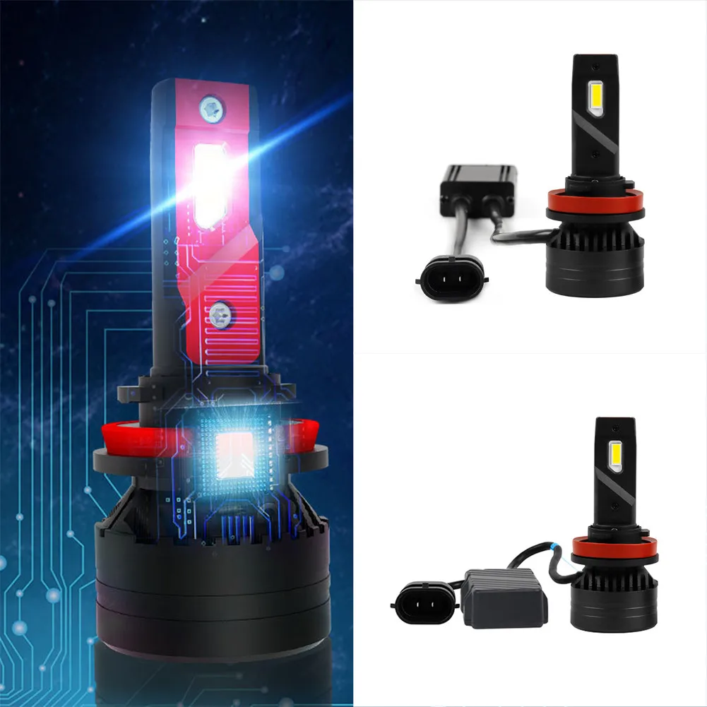 

2Pcs F3 Series Led Canbus H11 Led Headlights 45W 10000LM Car Light Bulbs Automobiles Auto Lamp Car Accessories