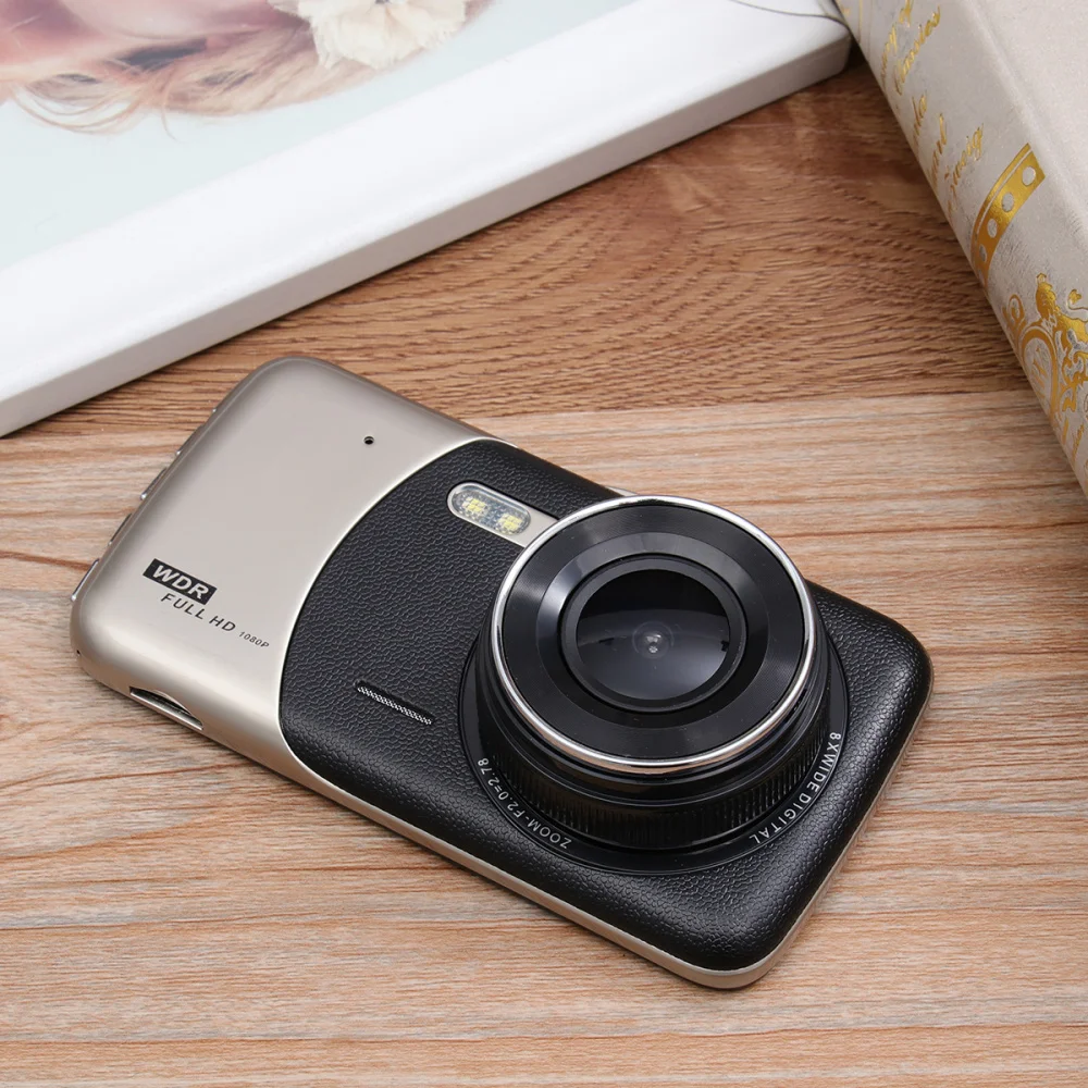 

1080P Dual Dash Cam Dashboard Camera Night Vision 170 Wide Angle G-Sensor WDR Loop Recording Car Recorder