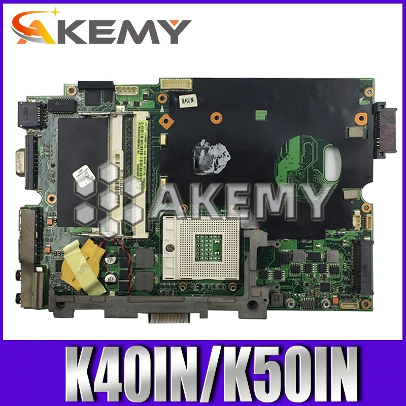 AK K40IN K50IN материнская плата для ноутбука For Asus X8AIN X5DIN K40IP K50IP K40I K50I K40 K50 тестовая