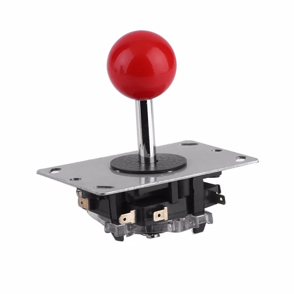 

Arcade Joystick Game DIY Joystick Ball Handle Joy Stick Red Ball Replacement Fighting Stick Parts Machine Switchable Ball