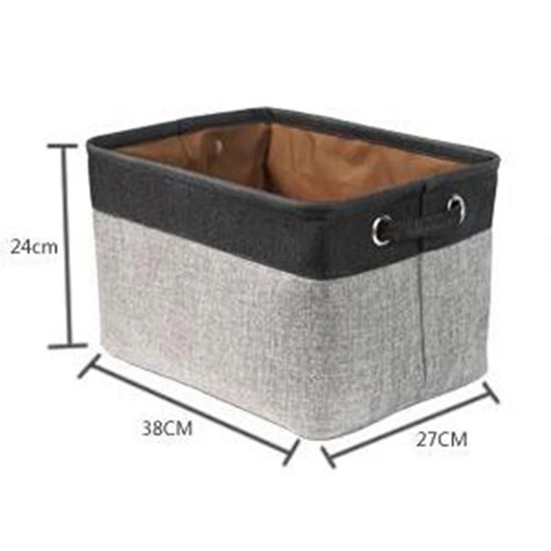Персонализированная корзина для хранения игрушек собак Холщовая Сумка складная