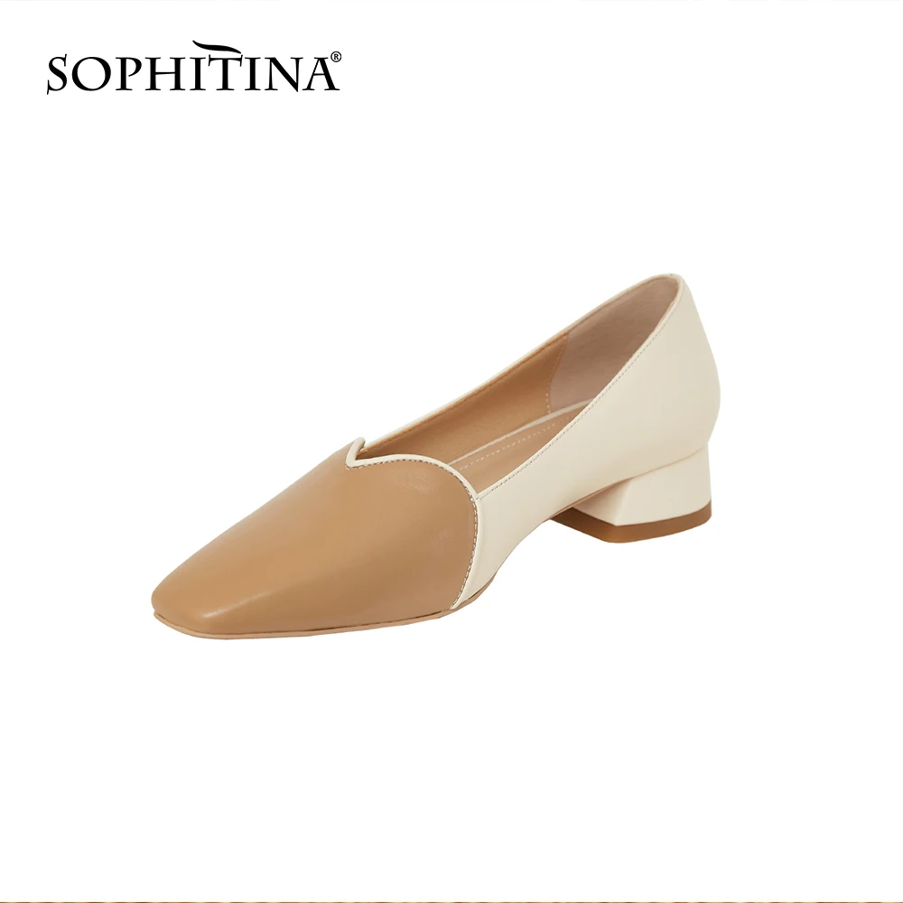 SOPHITINA/женские низкие Туфли-лодочки Сезон весна-лето Удобные женские туфли из
