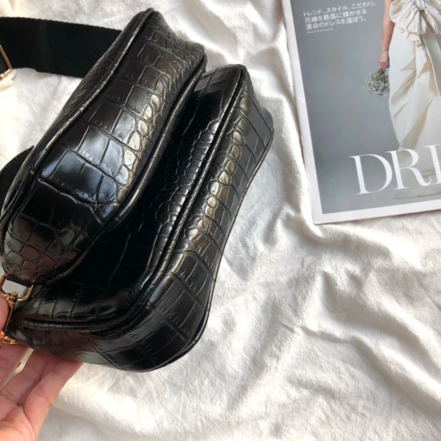 

2020 Vintage 3 Pcs Women Crossbody Bag Luxury Tote Alligator Pattern Women's Bags Casual Chain Shoulder Bag Lady Handbags