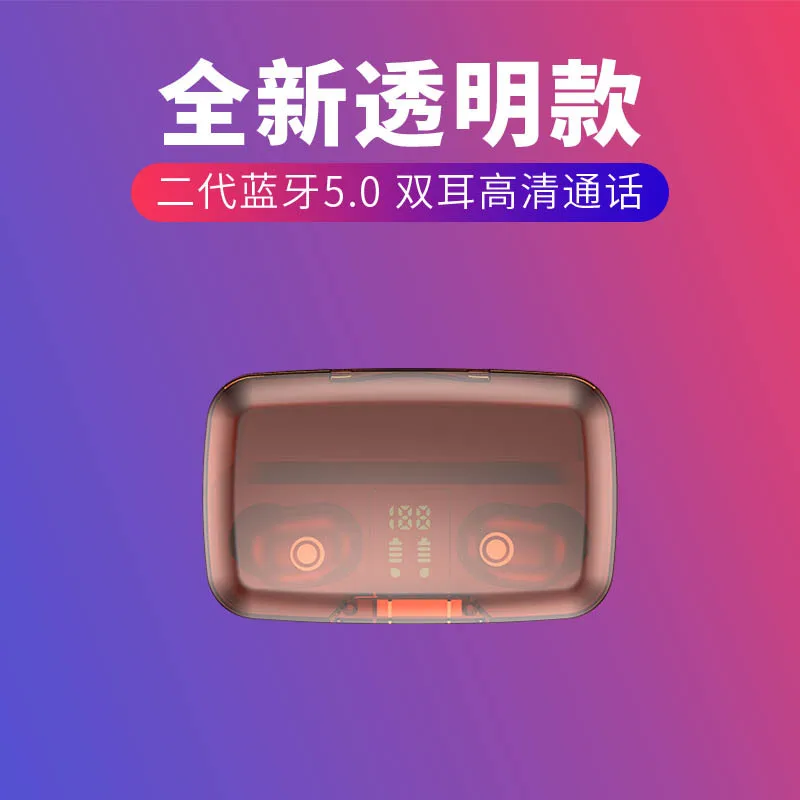 TWS беспроводные наушники 9D стерео Bluetooth 5 0 с двойным микрофоном спортивные