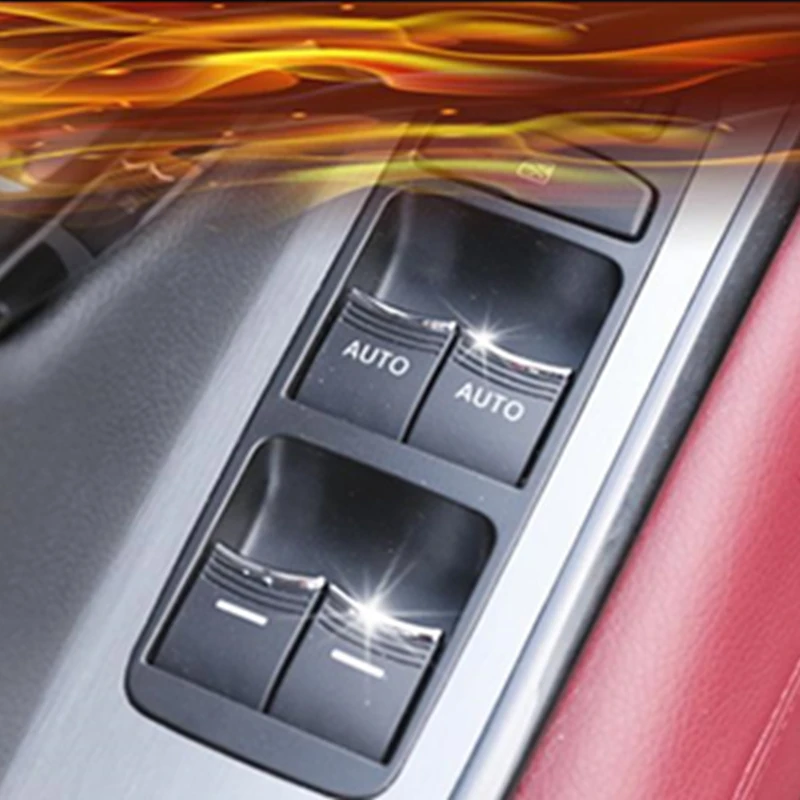 Стайлинг автомобиля наклейка на кнопку переключателя окно подъемник