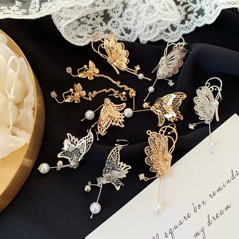 

2020 New Fashion Hot Sale Women's Delicate Earrings Lovely Cute Butterfly Earrings For Women Girl Party Jewelry Gifts Wholesale