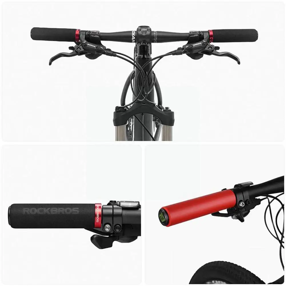 

Ручки на руль велосипеда MTB противоскользящие губки ручки на руль горного велосипеда концевые велосипедные K7W4