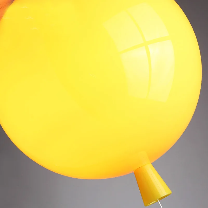 Акриловый подвесной светильник в виде воздушного шара современных цветов лампа
