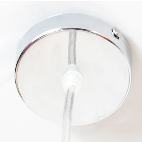 Белая ткань ac220в спальня Личность Мода простой бадминтон освещение люстра с