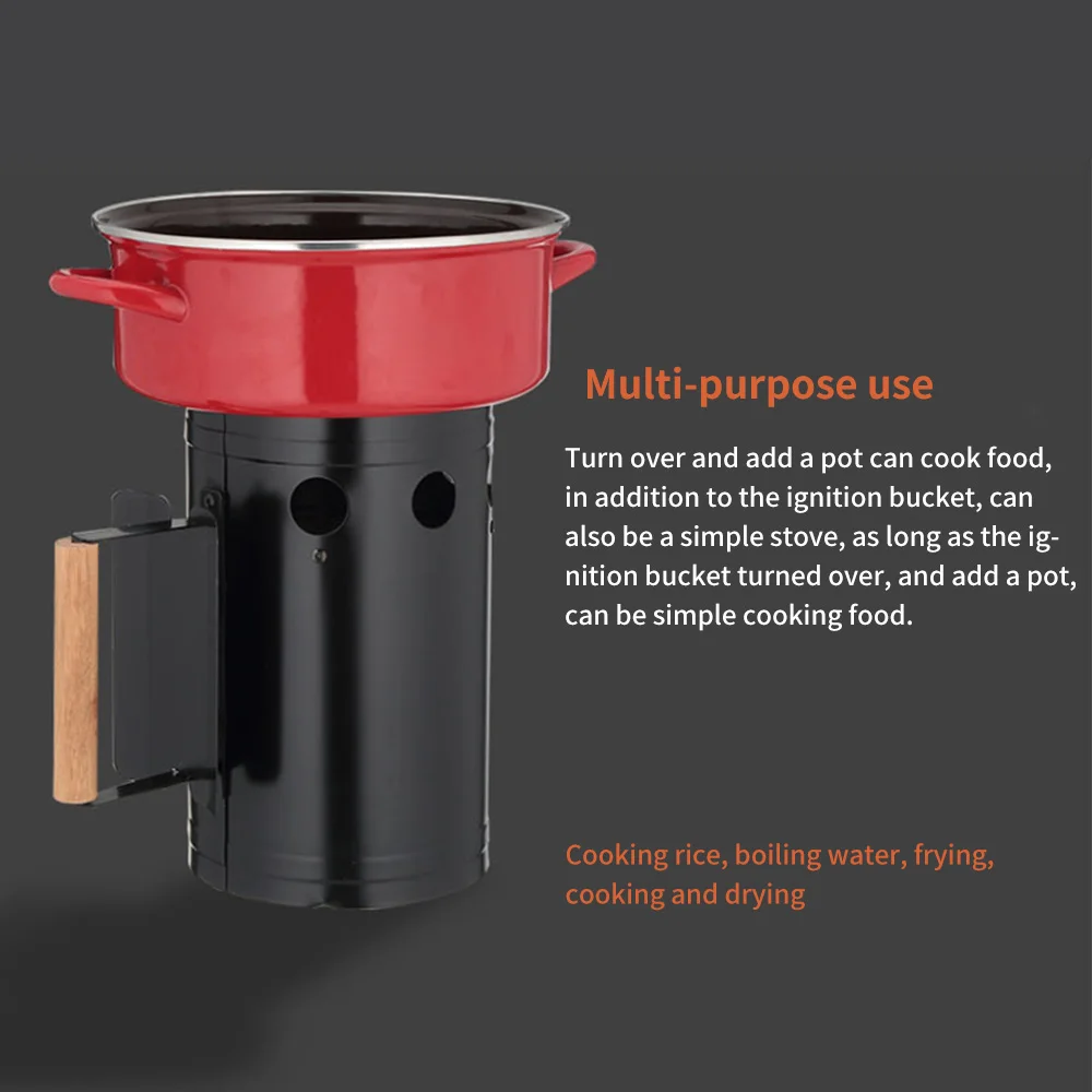 Инструменты для барбекю с ручкой зажигания противоскользящие уличные домашние