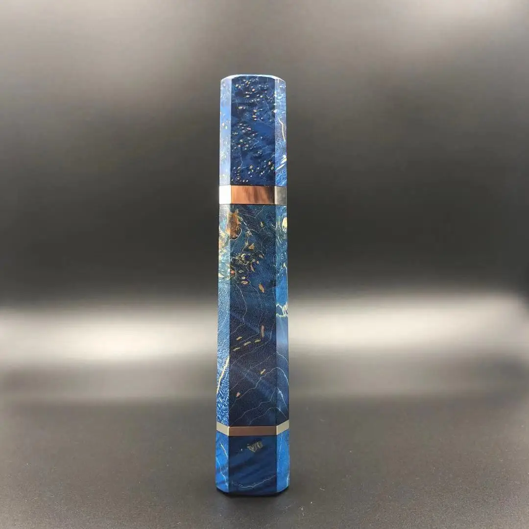 

Japanese Octagonal Stabilized Colored Maple With Double Nickel Silver Rings Chef Knife Kitchen Knives Gyuto Yanagiba Sushi Knife