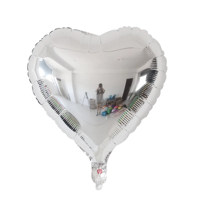 12 шт. 18 дюймов романтическое сердце жемчуг розовый гелий Фольга воздушные шары