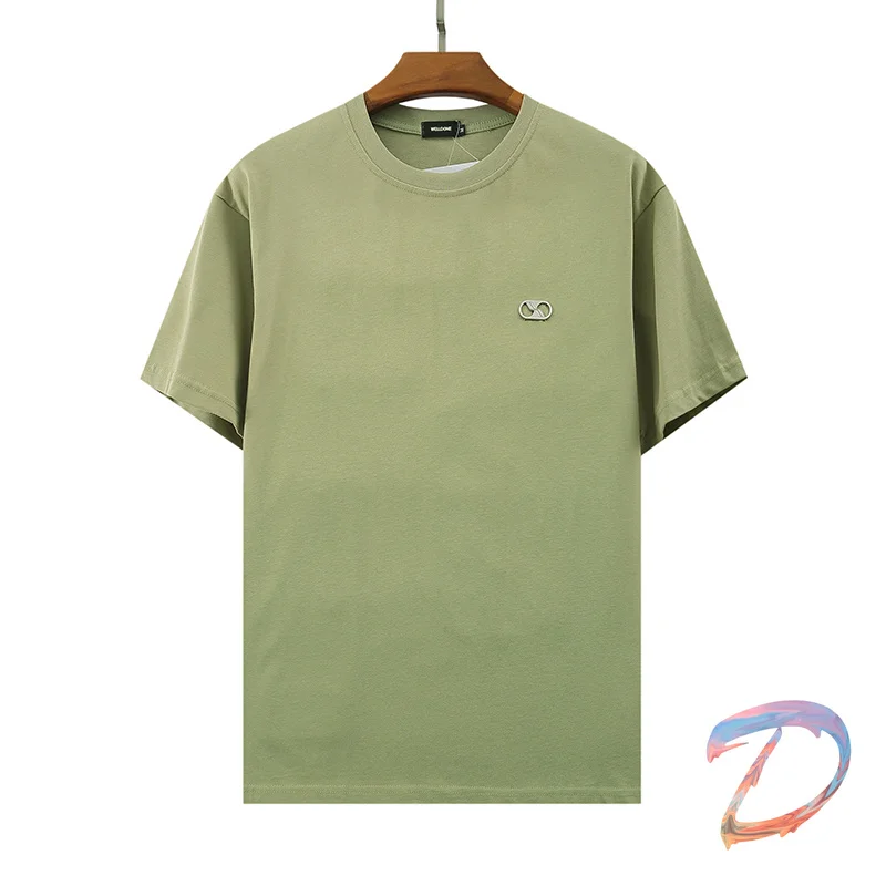 

Summer Street Wear Welldone Barrage T-shirt Men Women High Quality Round Neck Tees Welldone Fashion Casual T Shirts