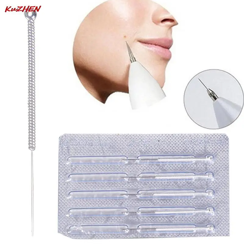 

5 Pcs Mini Mole Removal Pen Needles for Spot Mole Freckle Plasma Point Pen Machine Beauty Equipment