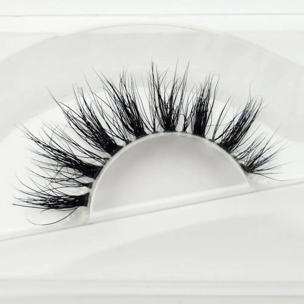 Visofree настоящие норковые ресницы с прямыми перекрещивающимися ресницами ручной