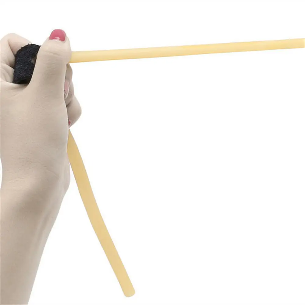 

1PCS 38cm durable rubber band elastic slingshot replacement slingshot outdoor hunting non-slip leather latex tube