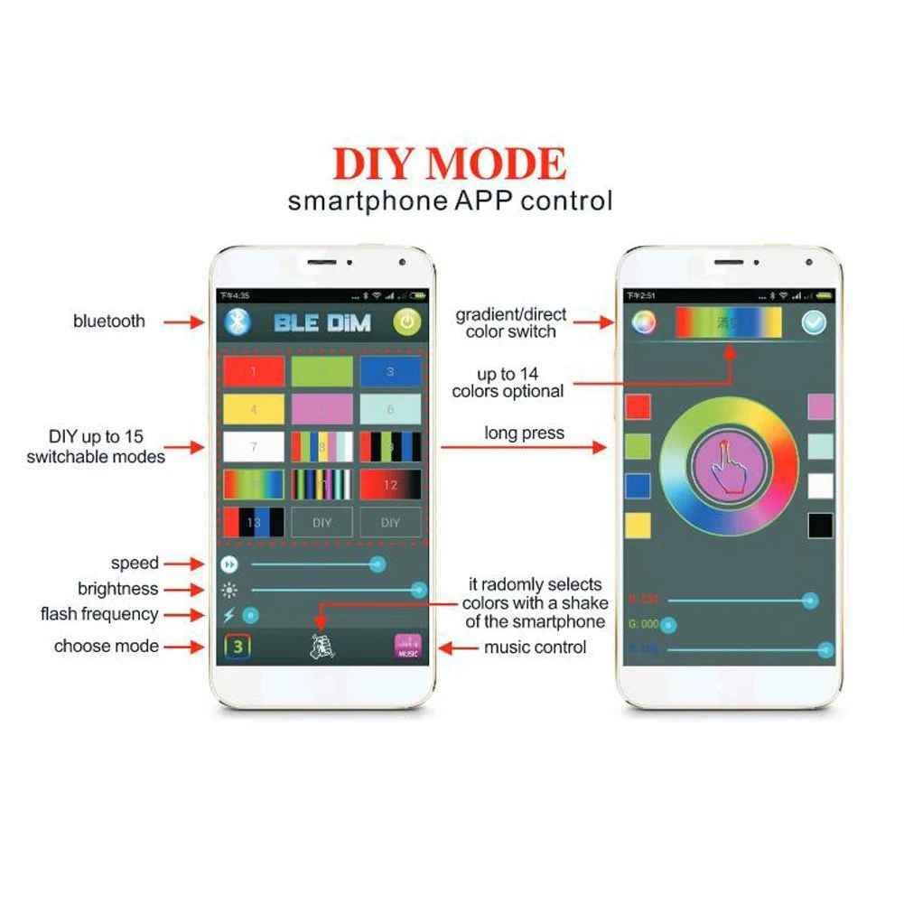 8 Pod RGB светодиодные горные фонари Водонепроницаемые огни для украшения