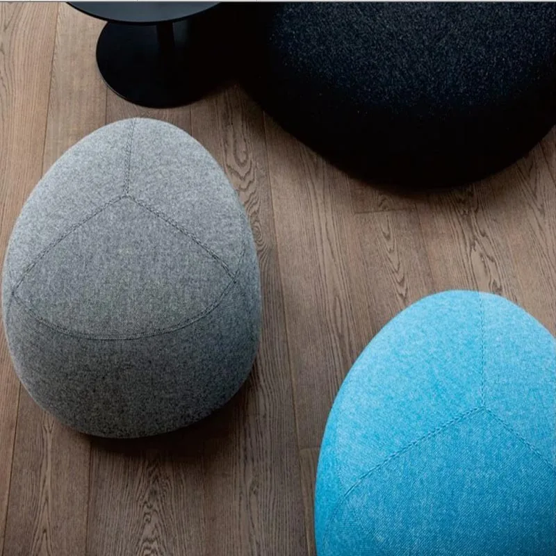 Креативный стул простой современный для гостиной балкона тканевый Маленький