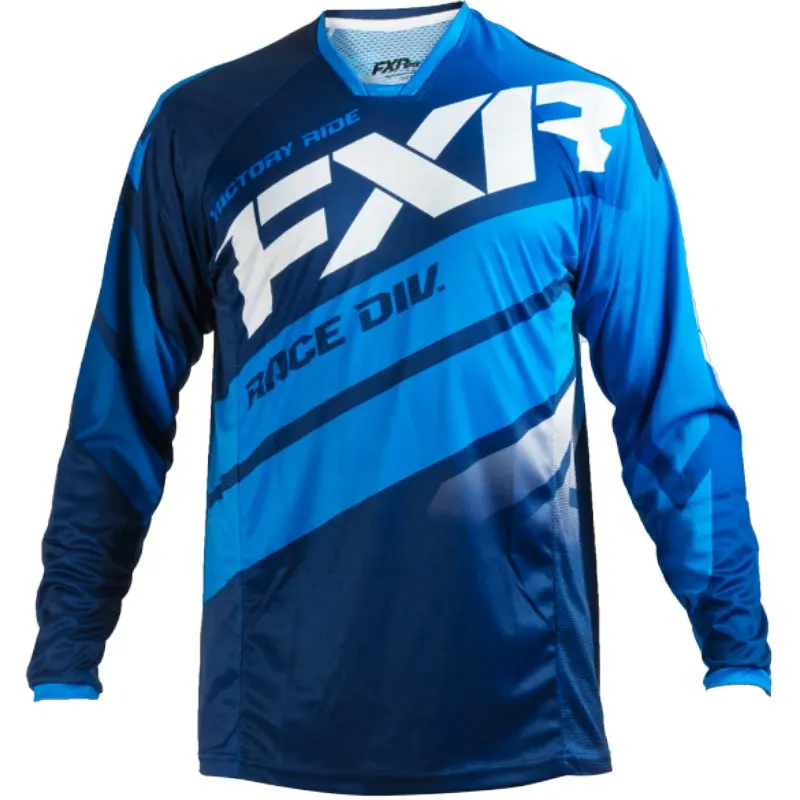 J Новинка, быстросохнущая футболка FXR moto, MX bike, moto cross, Джерси BMX DH MTB, футболка, мото одежда - Цвет: J