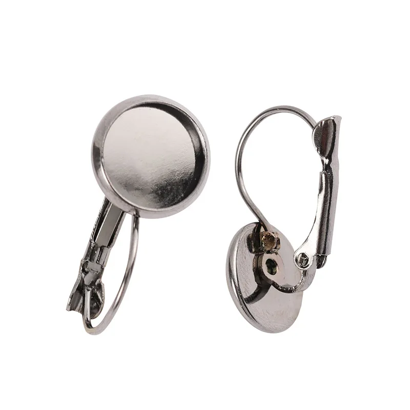 10 шт./лот новый стиль Французский рычаг кабошон серьга установка с пустым