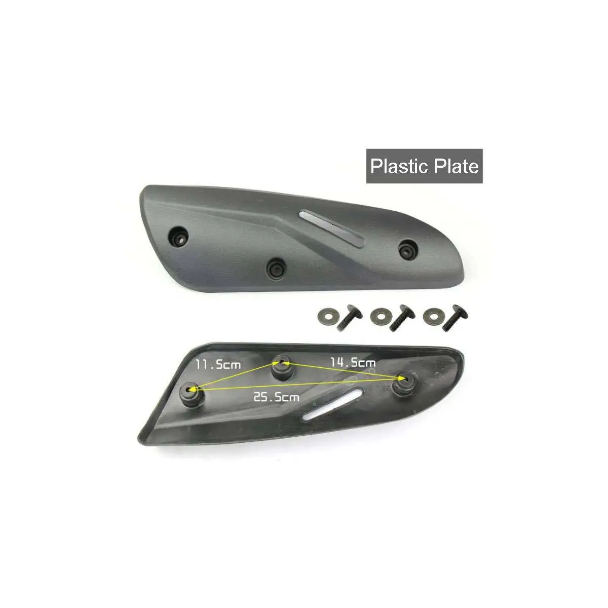 

motorcycle accessories accessories rear fender heat shield C moped scooter in the sand plastic plate 125 exhaust pipe cover