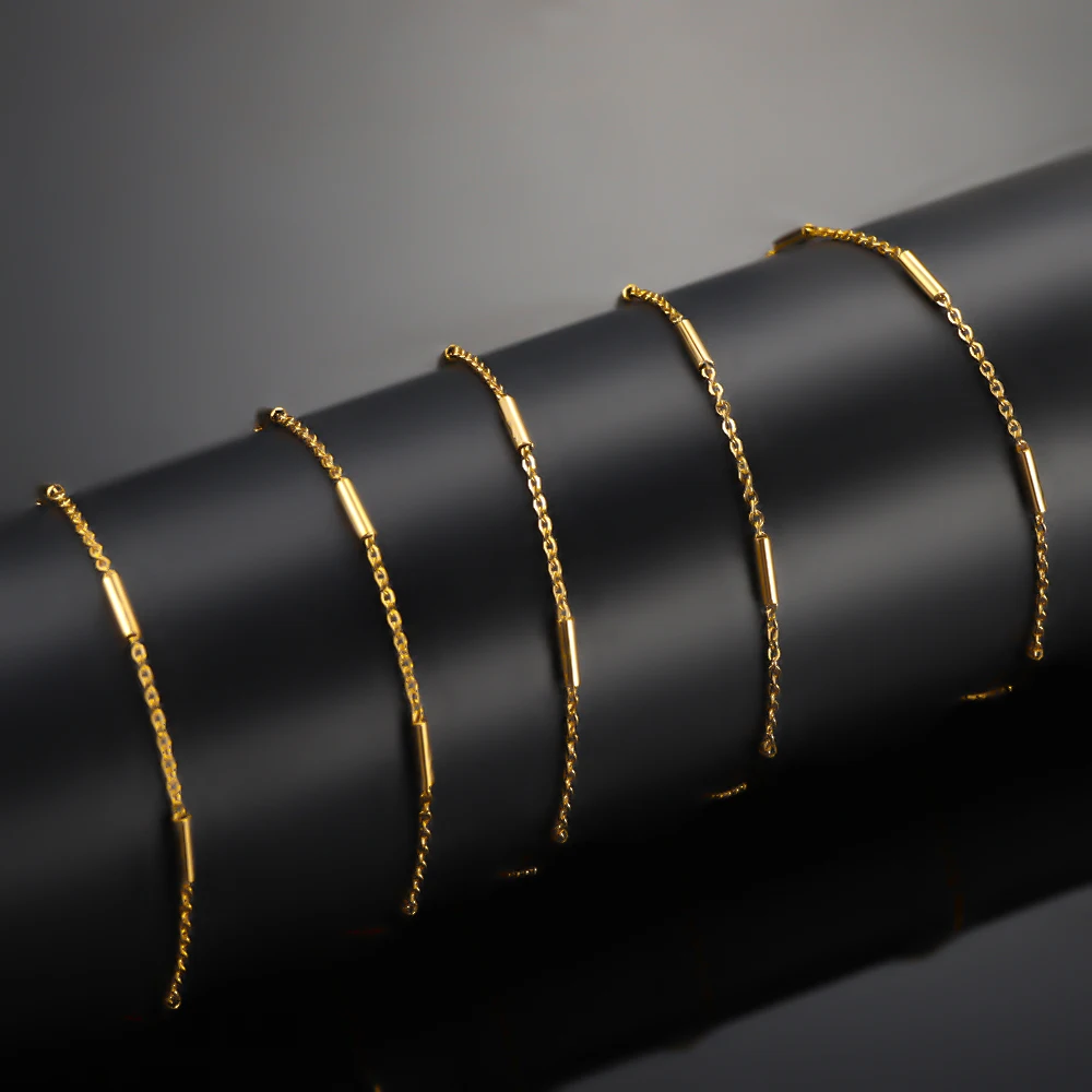 Цепочка Из Нержавеющей Стали для изготовления ожерелья 2 метра|Ювелирная