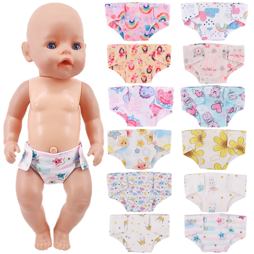 Трусики Reborn для кукол нижнее белье ручной работы подгузники аксессуары подходит