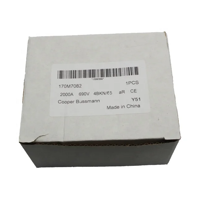 

Cooper Fuses High Current 2000A 690V 170M7082 Bussmann Semiconductor Fuse