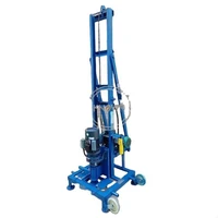 3kw household electric water borehole drilling machine drilling depth 80m foldable mine drilling rig price
