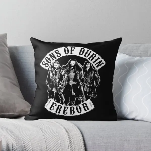 

Sons of Durin Soft Decorative Throw Pillow Cover Print Pillow Case Cushion Cover Pillows NOT Included