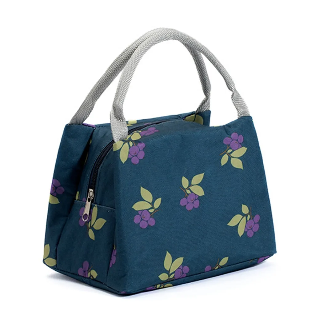 Lunch bag handbag Food Fresh Keep Cooler Bags Waterproof Picnic Travel Storage Icepack Thermal Insulated Bags#0115 | Багаж и сумки