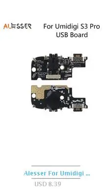Alesser для Umidigi S3 Pro задний тыловой объектив камеры запасные части для Umidigi S3 Pro задняя камера объектив Запасные аксессуары