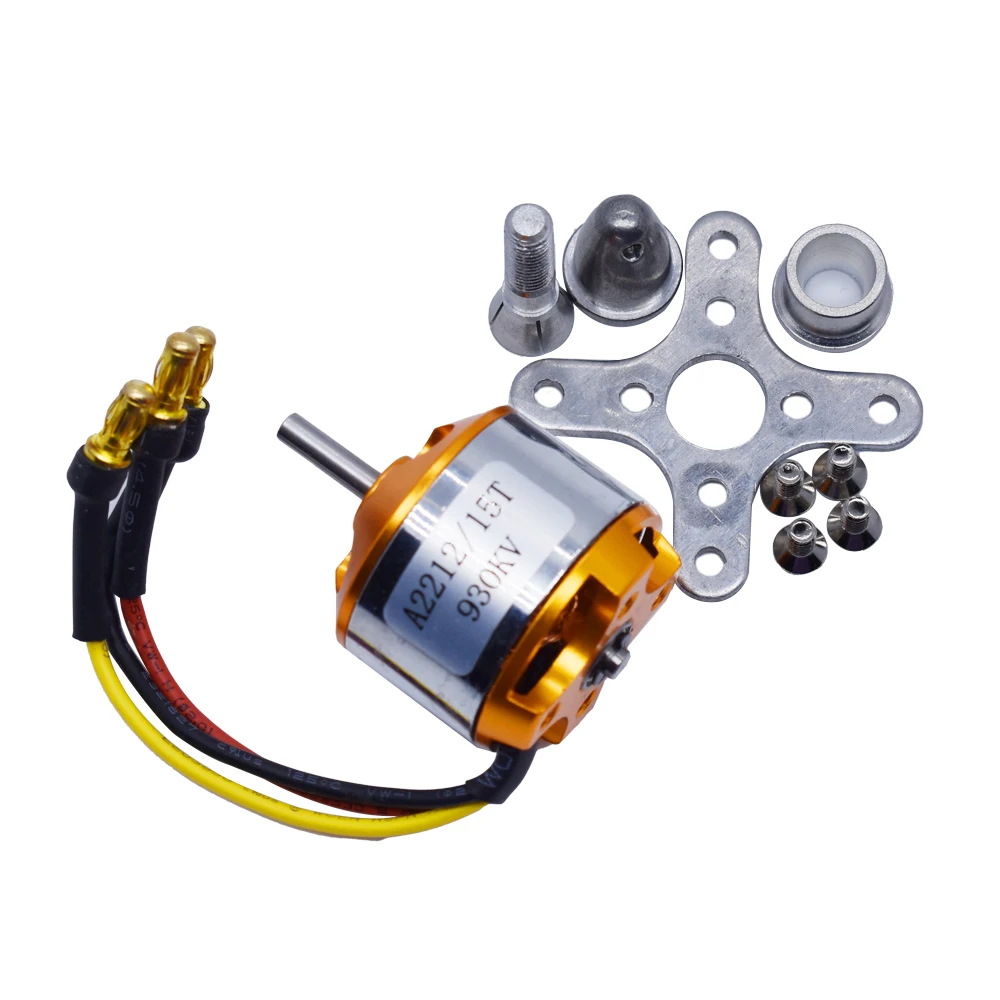 1 шт. A2212 бесщеточный двигатель 930KV 1000/1400/1800/2200/2450/2700KV для радиоуправляемого