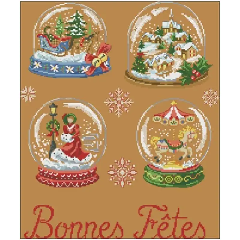 

Crystal ball cartoon patterns Counted Cross Stitch 11CT 14CT DIY Chinese Cross Stitch Kits Embroidery Needlework Sets home decor