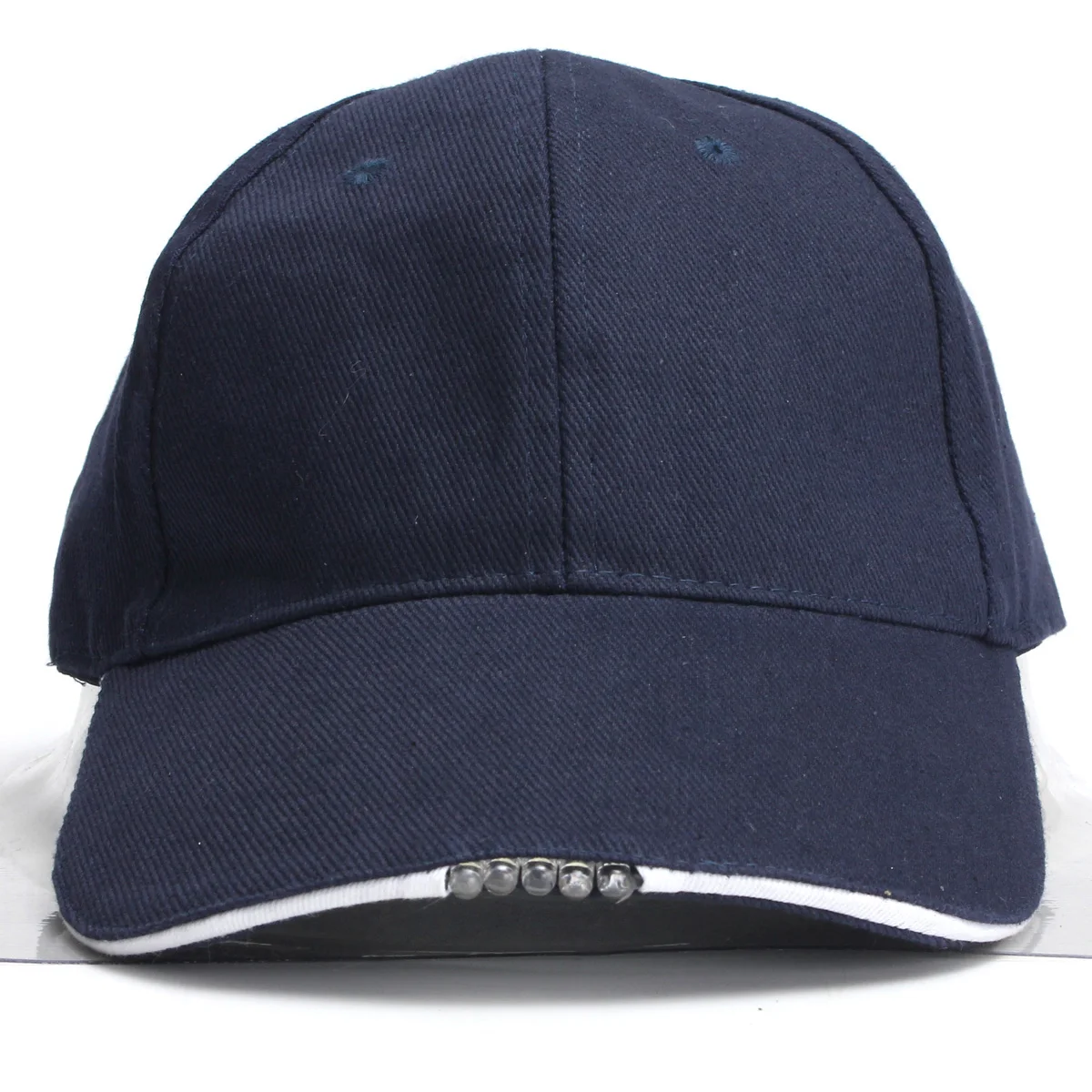 Регулируемый 5 светодиодный налобный фонарь Кепки Батарея шапка с приводом