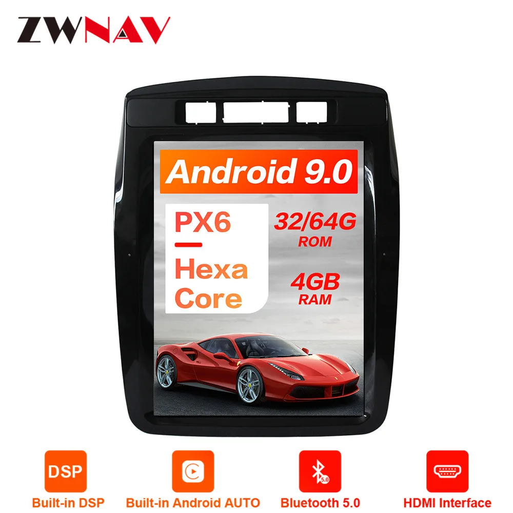 Android 9 Tesla стиль автомобиля нет DVD плеер gps навигация для VW Volkswagen Touareg 2010+ головное устройство Мультимедиа Радио магнитофон