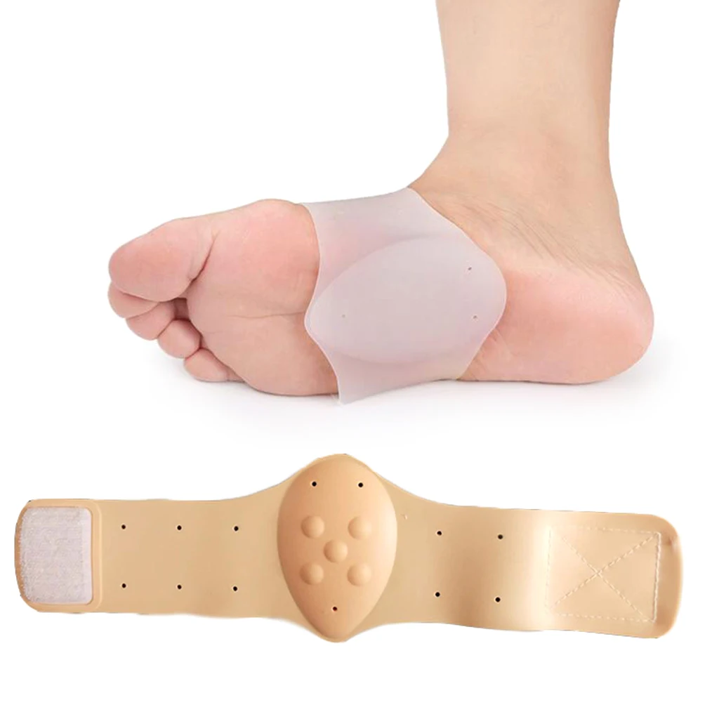 

1Pair Arch Support Brace Non-Slip Sole Foot Plantar Fasciitis Heel Pain Aid Feet Care Absorb Shock Cushion Drop Shipping