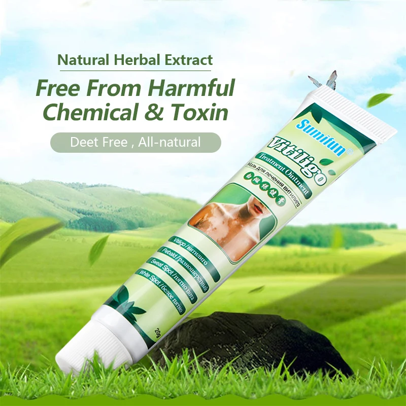 1/2/3 шт Sumifun Vitiligo Treament Антибактериальный крем от псориаза локализованная мазь с