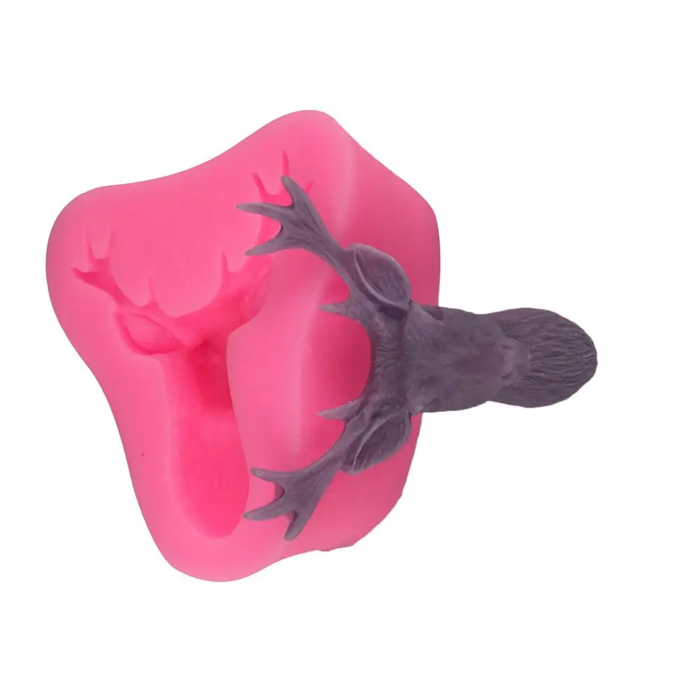 Конфеты с головой оленя шоколадные формы инструменты для украшения тортов