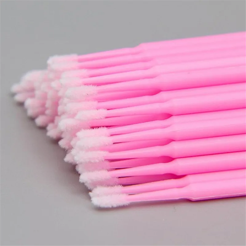 100 шт. Одноразовые щетка для ресниц ватные палочки микро Индивидуальные ресницы