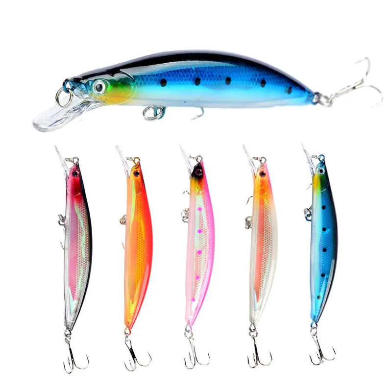 

1pcs Minnow Fishing Lure 3D Eyes 13g/11.5cm Crankbait Wobblers Artificial Hard Bait Bass Pike Carp Fishing Pesca