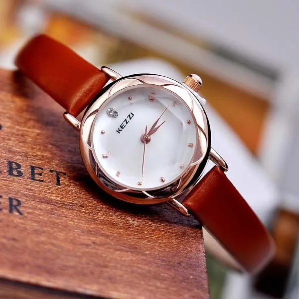 Женские кожаные часы классический дизайн прямоугольные женские