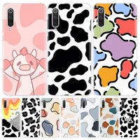 pink rainbow cow cute silicon call phone case for xiaomi redmi note 10 pro 11 9 10s 8 9s 11s 11t 8t 7 9a 9c 9t 7a 8a cover coque