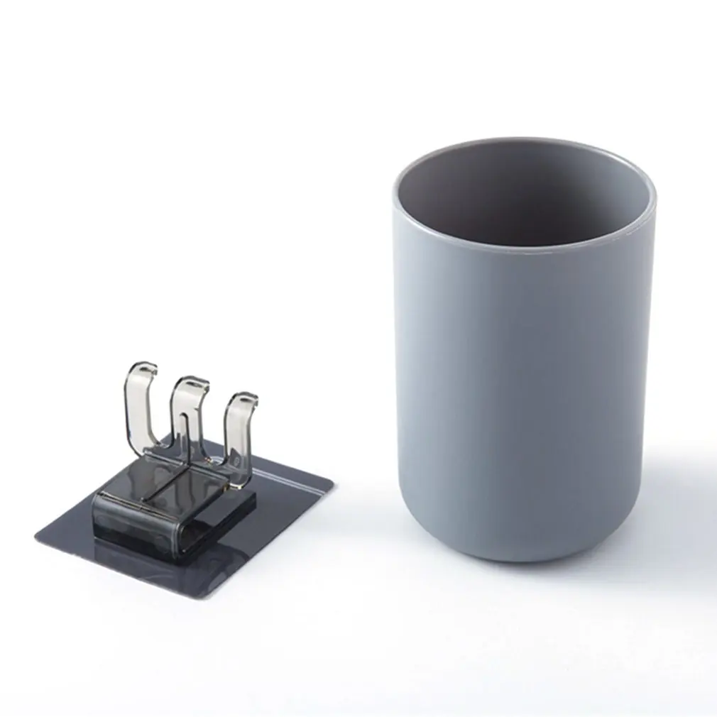 Многофункциональный мягкий силиконовый держатель для зубных щеток настенный