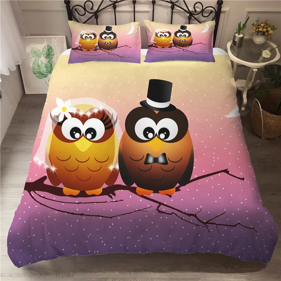 В Постельное белье 3D распечатанного покрывала покрывало Комплект постельного
